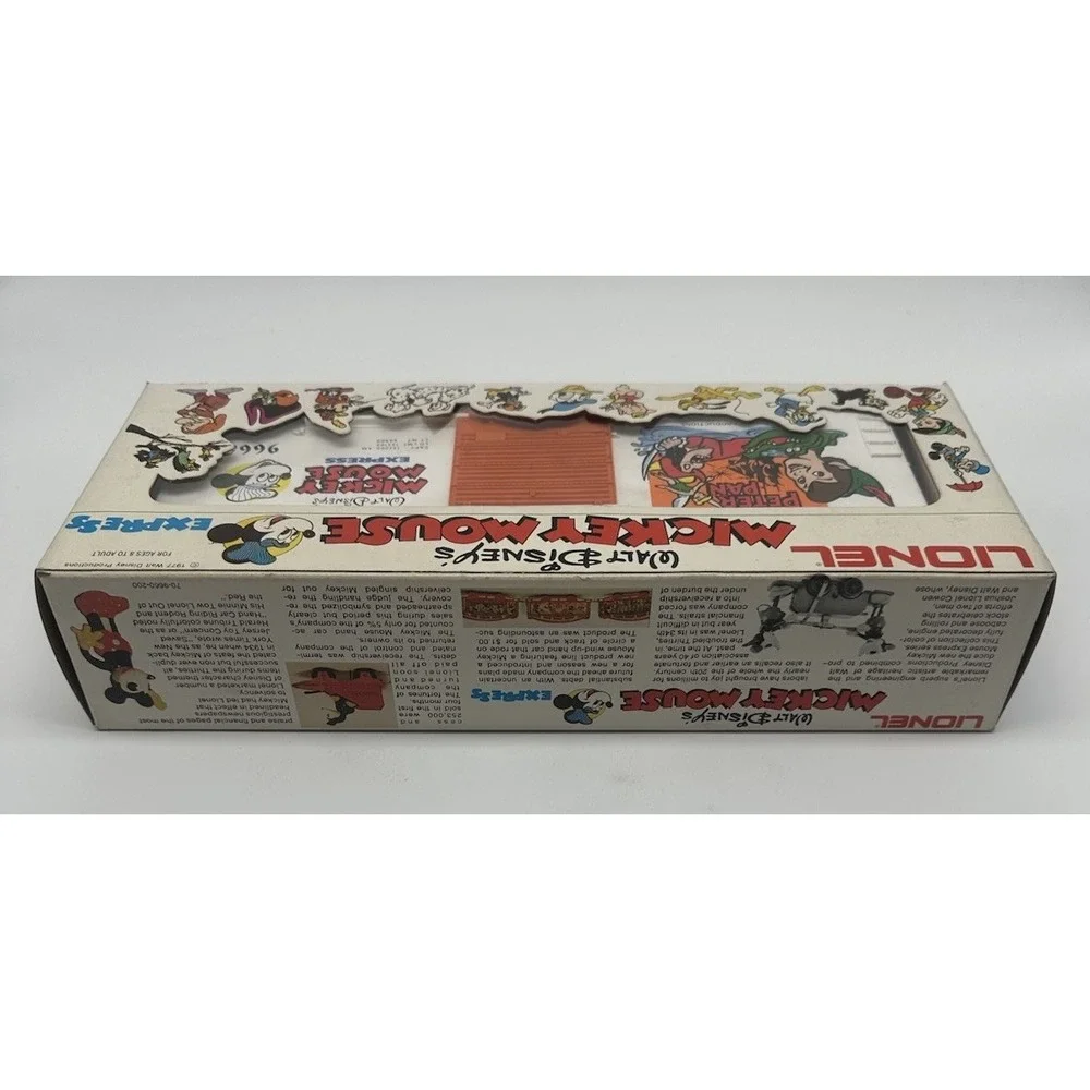 LIONEL 6-9665 DISNEY MICKEY MOUSE EXPRESS PETER PAN HI-CUBE BOX CAR O GAUGE